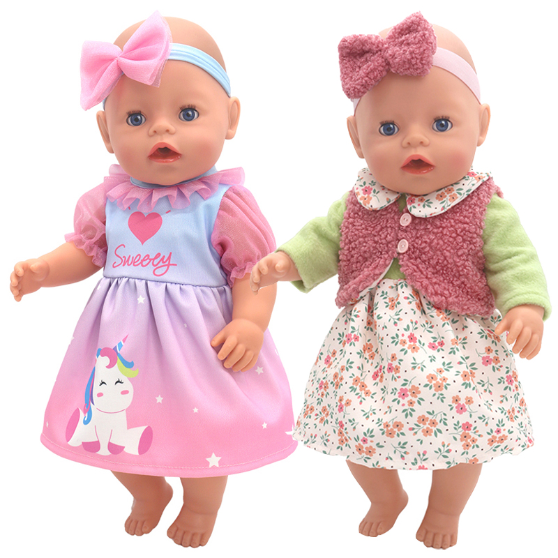 Baby Products Shop - ملابس دمى 40 سم قبعة بذلة