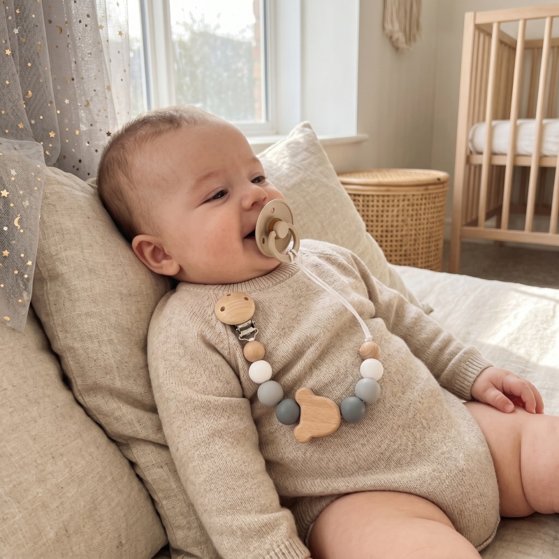 Baby Teethers - مشبك لهاية مخصص من ميتس بوي،