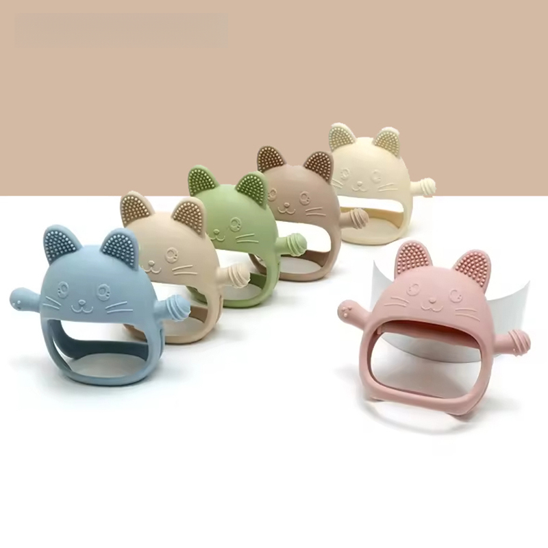 Teething Mitten Baby - 1 قطعة الطفل سيليكون التسنين قفازات