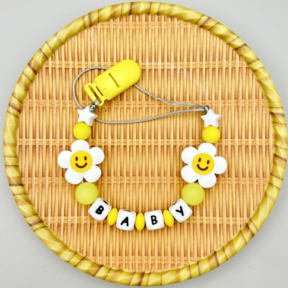 Baby Teethers - حبات سيليكون مضيئة للطفل ، حروف