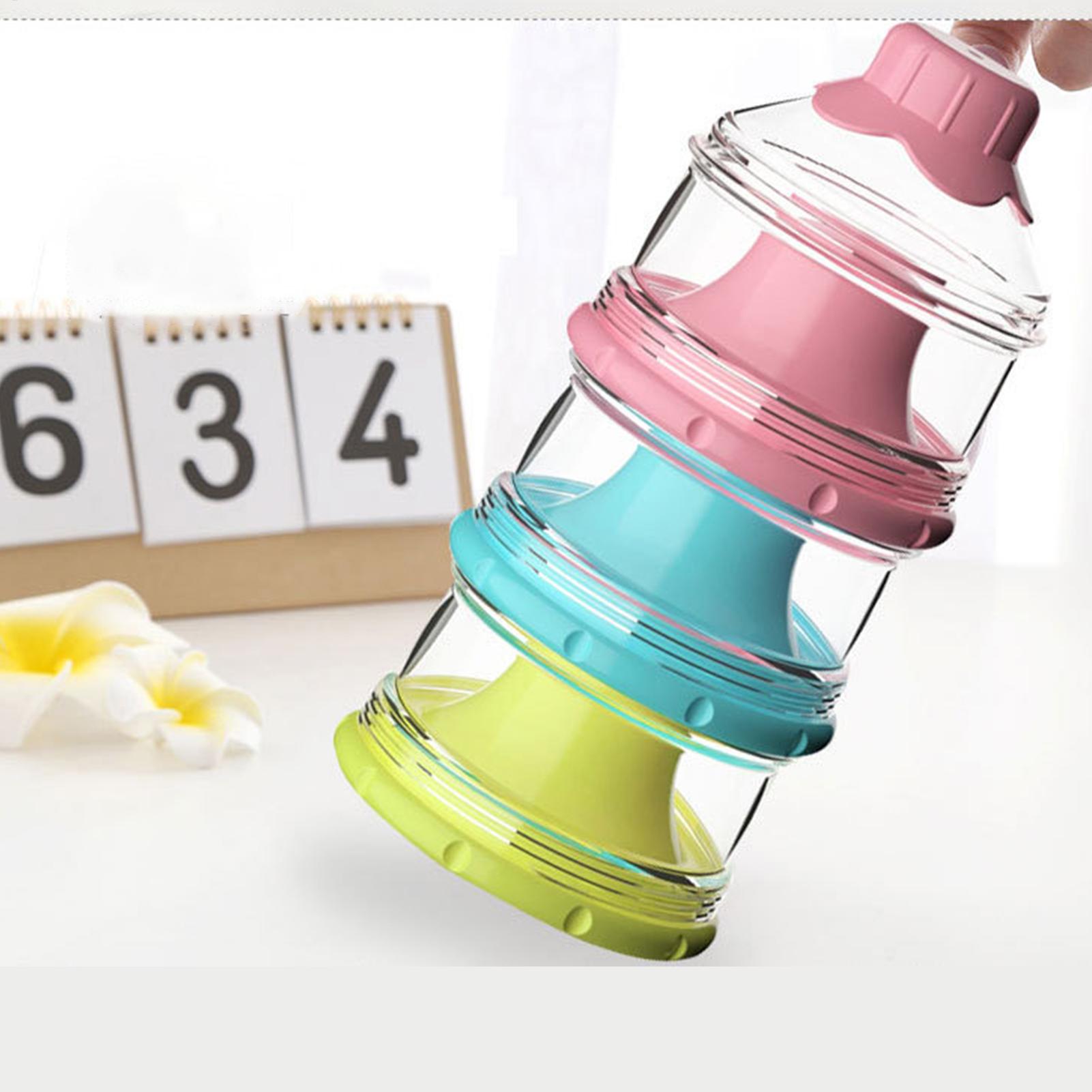 Baby Products Distributor - 3 طبقات من أوعية مسحوق حليب