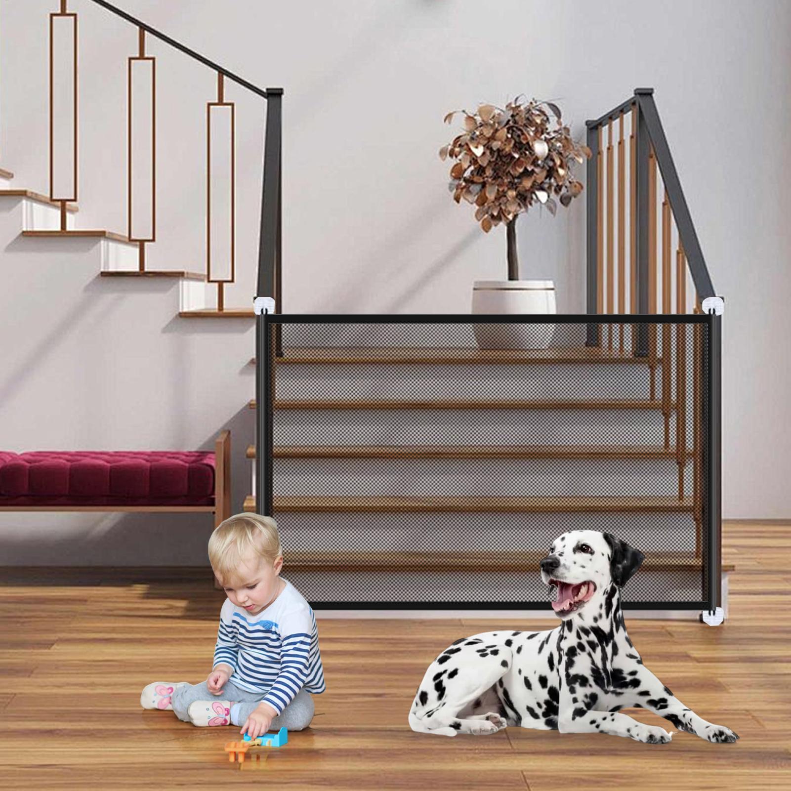 بوابة القط للطي لا تجميع الكلب - مراجعة Baby Gate Stairs وسعره