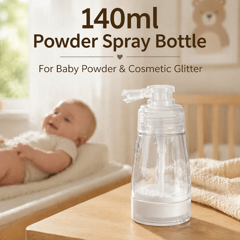 زجاجة رش مسحوق جاف بسعة 140 مل - مراجعة Baby Products Distributor وسعره