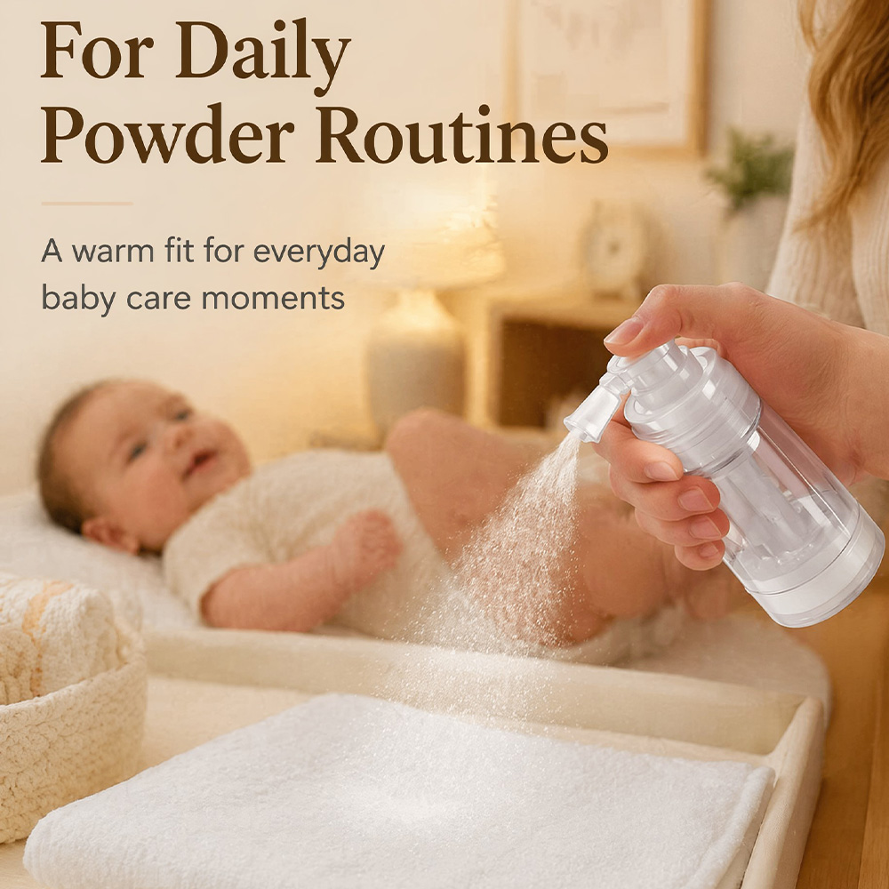 زجاجة رش مسحوق جاف بسعة 140 مل - مراجعة Baby Products Distributor وسعره