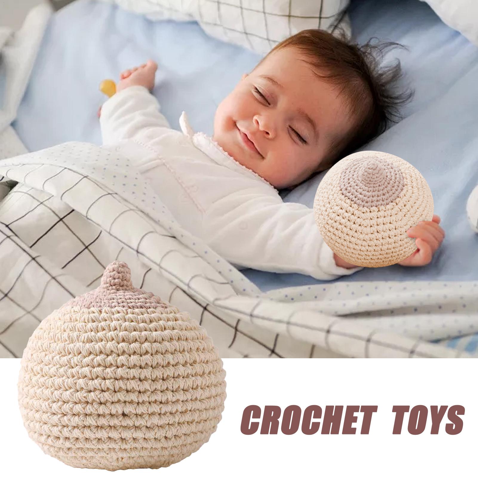 1 قطعة عضاضة الطفل الكروشيه ال - مراجعة Baby Teethers وسعره