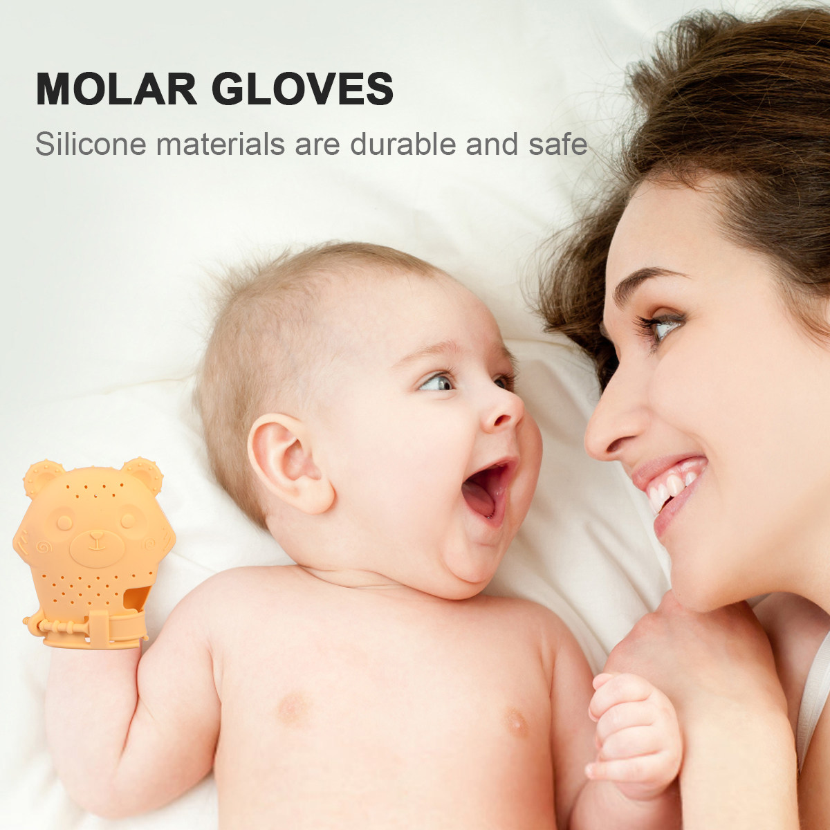 قفاز تسنين للأطفال من السيليكو - مراجعة Teething Mitten Baby وسعره
