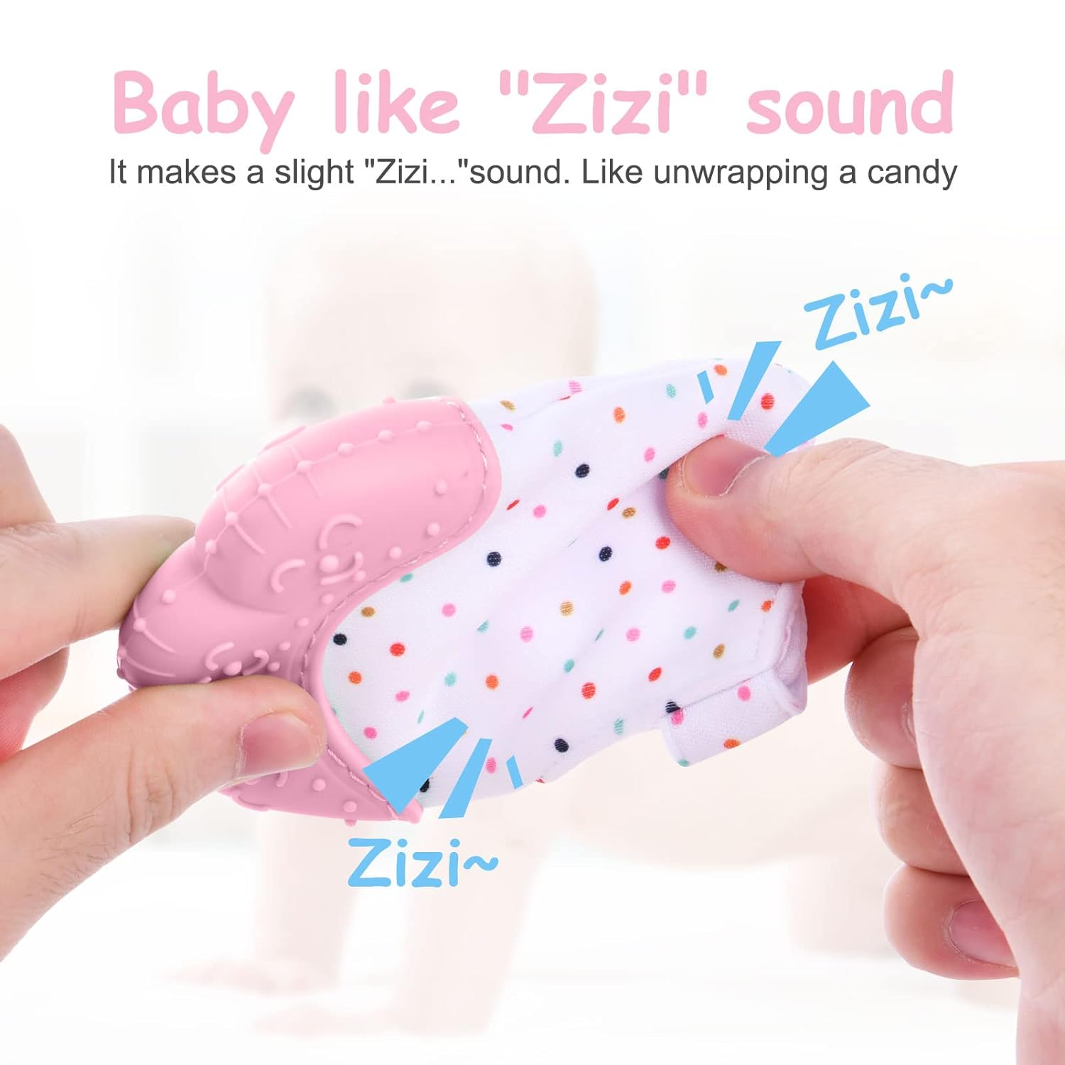 قفازات عضاضة سيليكون آمنة على  - مراجعة Teething Mitten Baby وسعره