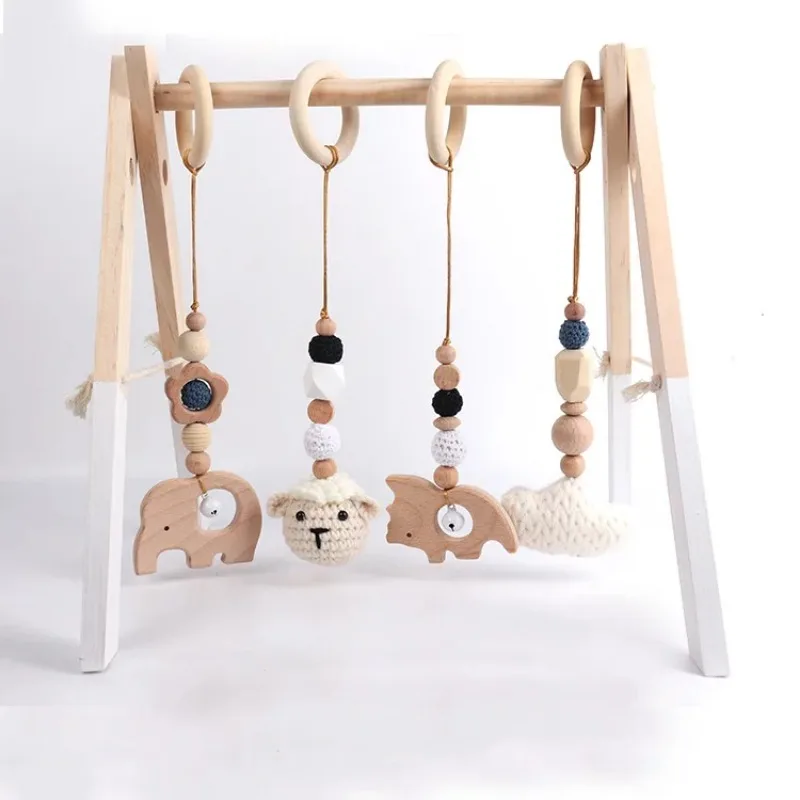 4 قطعة ألعاب الأطفال الخشبية خ - مراجعة Baby Teethers وسعره