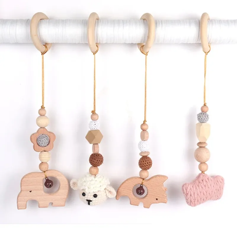 4 قطعة ألعاب الأطفال الخشبية خ - مراجعة Baby Teethers وسعره