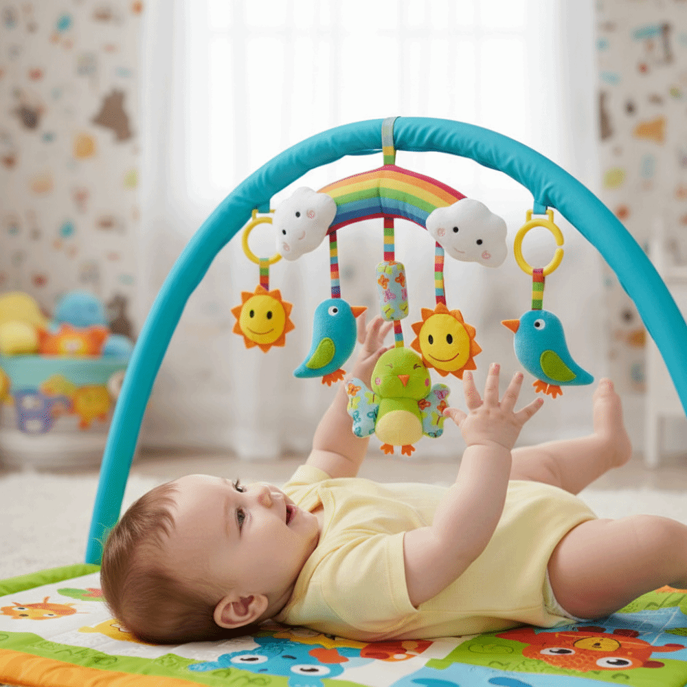هدية: خشخيشة حسية ناعمة ملونة  - مراجعة Baby Teethers وسعره