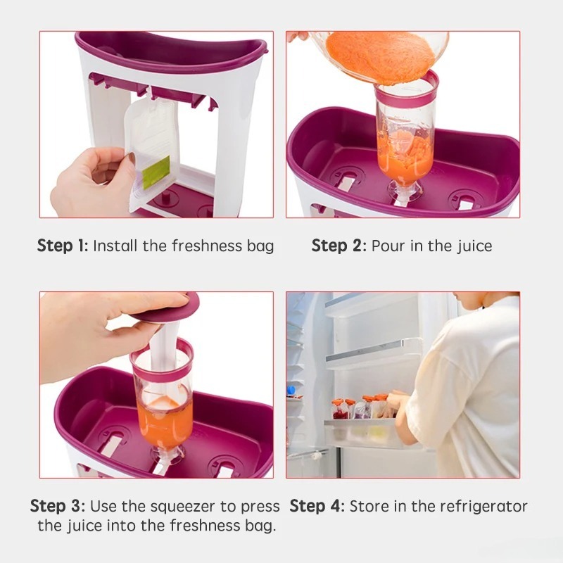 محطة عصر الطعام التكميلي للأطف - مراجعة Baby Products Distributor وسعره