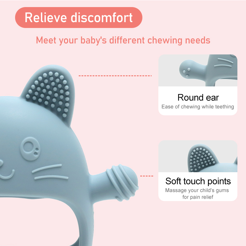الغذاء الصف الطفل قفازات سيليك - مراجعة Teething Mitten Baby وسعره